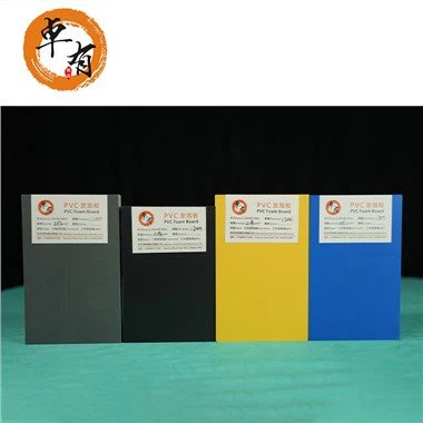Vollfarbige schwarze Hart-PVC-Schaumplatte